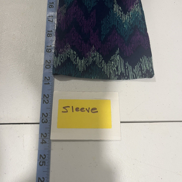 Old Navy Women's NWT Teal Purple Faux Wrap Dress XXL Midi Deep V-Neck Casual - Picture 9 of 12